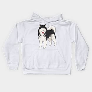 Alaskan Malamute dog Kids Hoodie